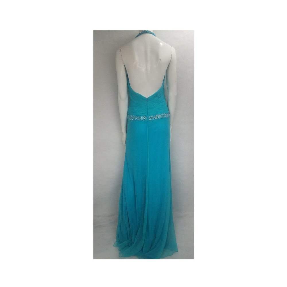 Turquoise Prom Dress - Picture 2 of 2